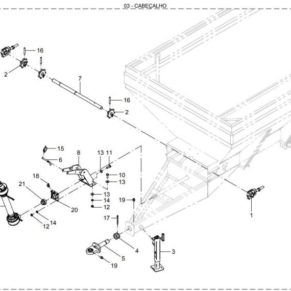 Foto do produto 917 - CARDAN DIANTEIRO C/PROTEÇÃO JAN - Ref.: 24205200 - LJ Peças