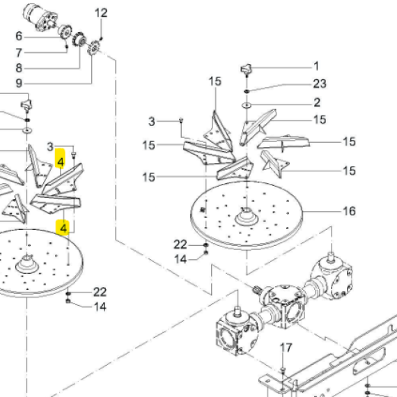 Foto do produto 1241 - PALHETA ESQUERDA - Ref.: 1310632 - LJ Peças
