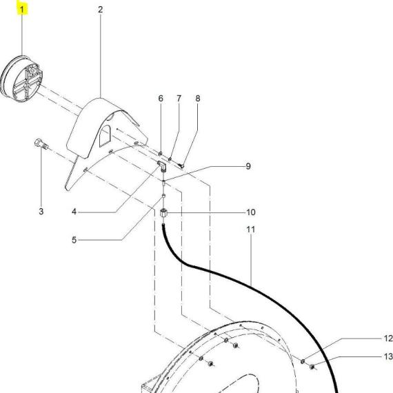Foto do produto 1073 - VACUÔMETRO 1/8 ESQ 0-100 MBAR - Ref.: 9208004 - LJ Peças
