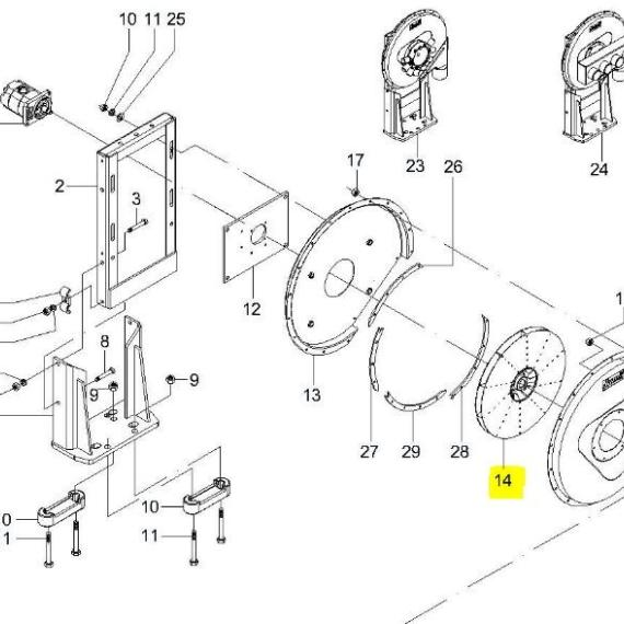 Foto do produto 1078 - CONJUNTO VENTOINHA E JUNTAS - Ref.: 2752118/2715647/2739677/2744947 - LJ Peças