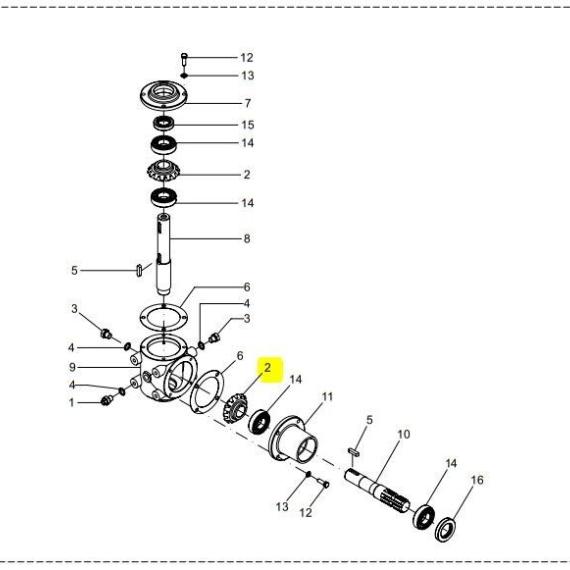 Foto do produto 988 - ENGRENAGEM DA CAIXA TRANSMISSÃO - Ref.: 05104409 - LJ Peças