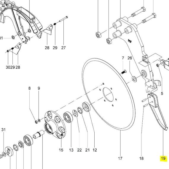 Foto do produto 1126 - PONTEIRA DO SULCADOR - Ref.: 2748487 - LJ Peças