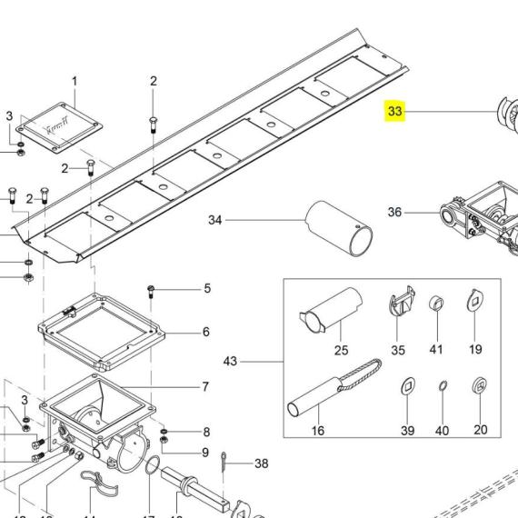 Foto do produto 1131 - CONDUTOR HELICOIDAL FERTISYSTEM - Ref.: 2733306 - LJ Peças