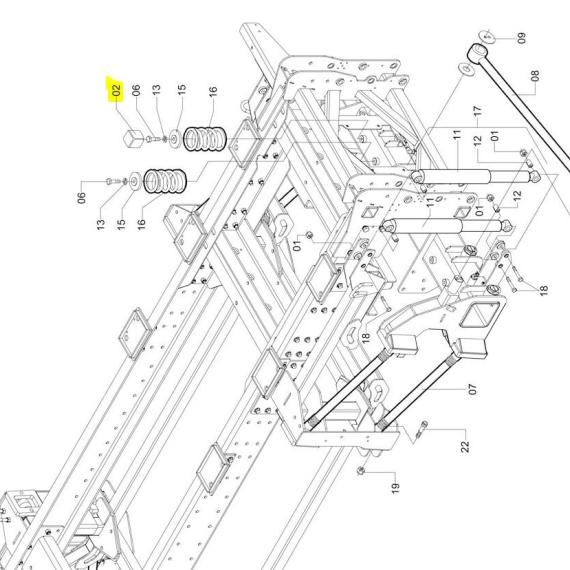 Foto do produto 1160 - SUPORTE DE BORRACHA DA MOLA SUPENSÃO - Ref.: 967653 - LJ Peças
