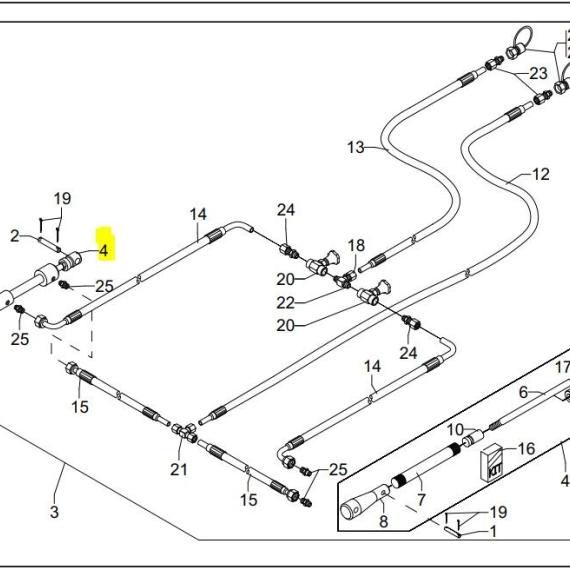 Foto do produto 1169 - CILINDRO ACIONAMENTO HIDRÁULICO - Ref.: 23804000 - LJ Peças