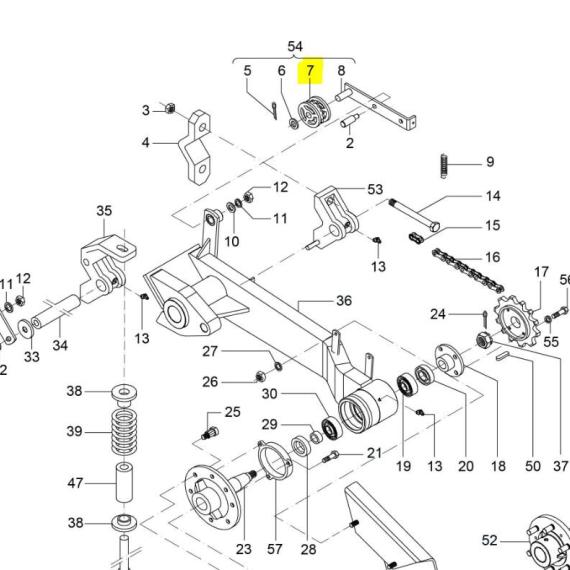 Foto do produto 1189 - ENGRENAGEM ESTICADOR JUMIL - Ref.: 2730139 - LJ Peças