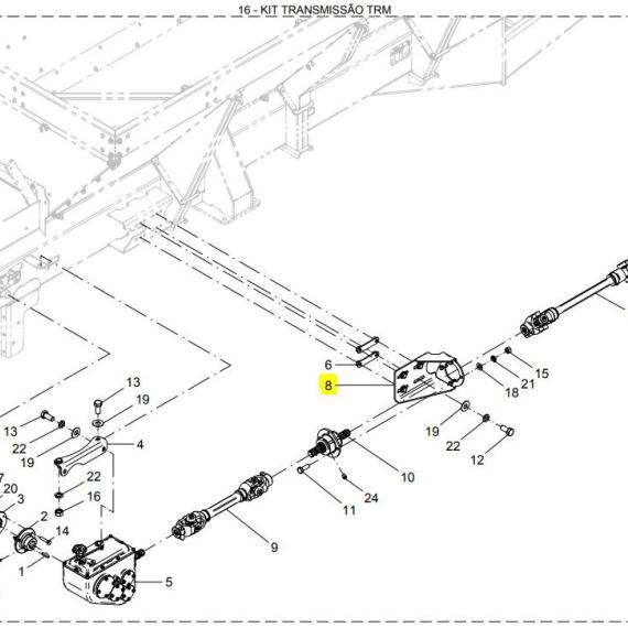 Foto do produto 1215 - SUPORTE MANCAL - Ref.: 22625900 - LJ Peças