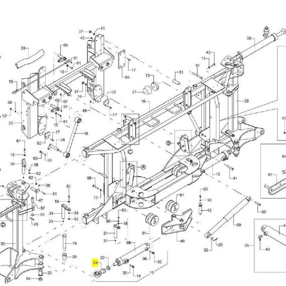 Foto do produto 1462 - TERMINAL FEMEA M24X2 - Ref.: 276675 - LJ Peças