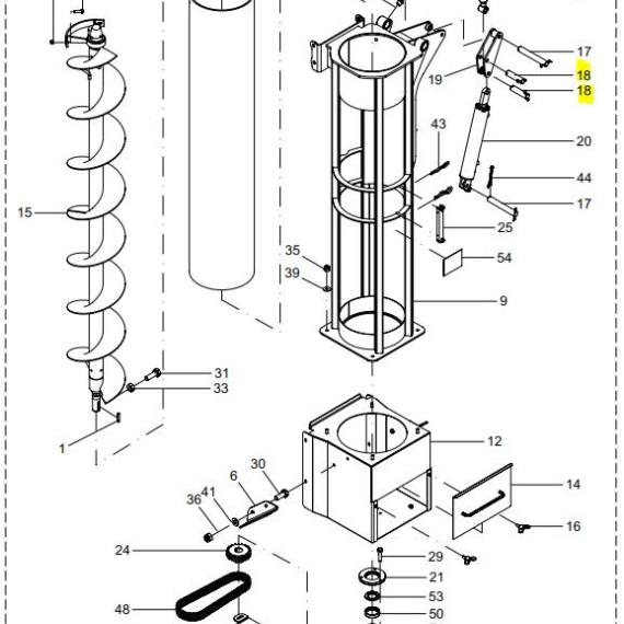 Foto do produto 1478 - PINO DA ARTICULAÇÃO - Ref.: 21600502 - LJ Peças