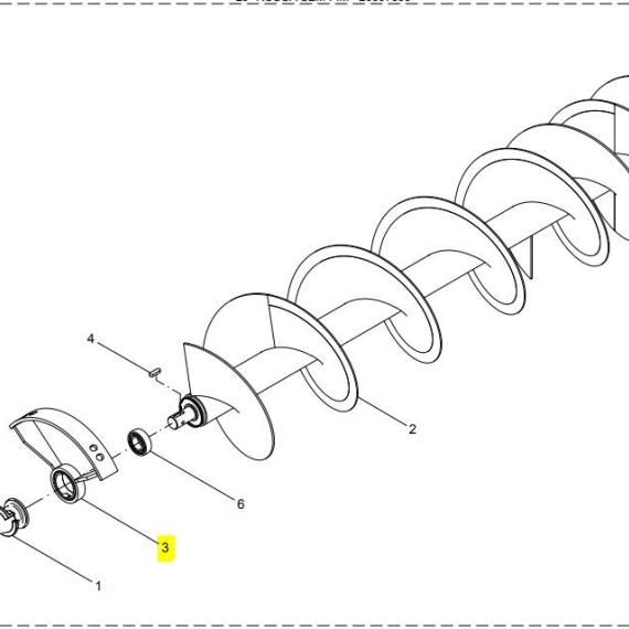 Foto do produto 1505 - MANCAL TUBO DE DESCARGA - Ref.: 21302900 - LJ Peças