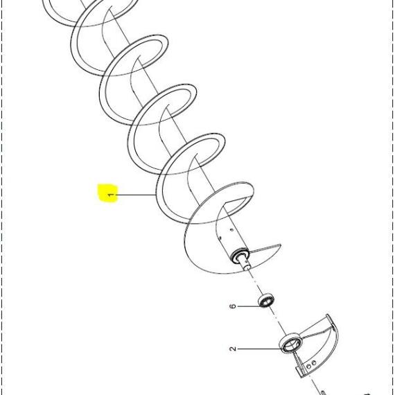 Foto do produto 1518 - ROSCA SEM FIM - Ref.: 21247700 - LJ Peças