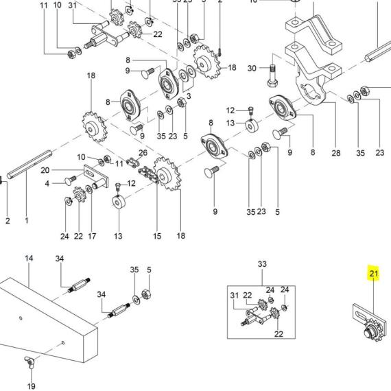 Foto do produto 1383 - CONJUNTO Z12 ESTICADOR - Ref.: 2730487 - LJ Peças