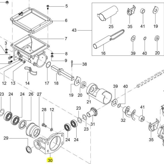 Foto do produto 1526 - MANCAL AUTO LUB. FERTISYSTEM - Ref.: 2733324 - LJ Peças