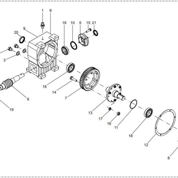 Foto do produto 1555 - TAMPA REDUTOR - Ref.: 05105102 - LJ Peças