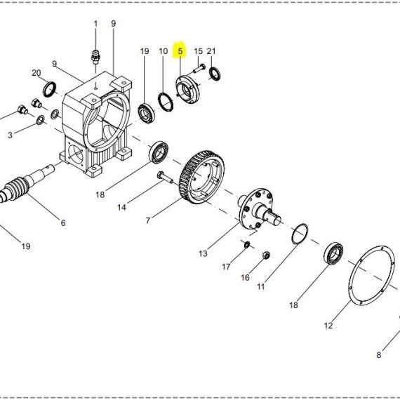 Foto do produto 1557 - TAMPA REDUÇÃO - Ref.: 05105103 - LJ Peças