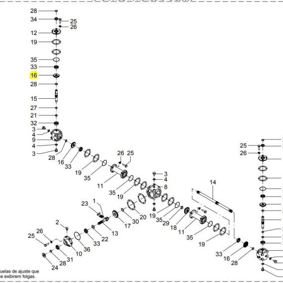 Foto do produto 1572 - ENGRENAGEM CAIXA DE TRANSMISSÃO - Ref.: 24206009 - LJ Peças