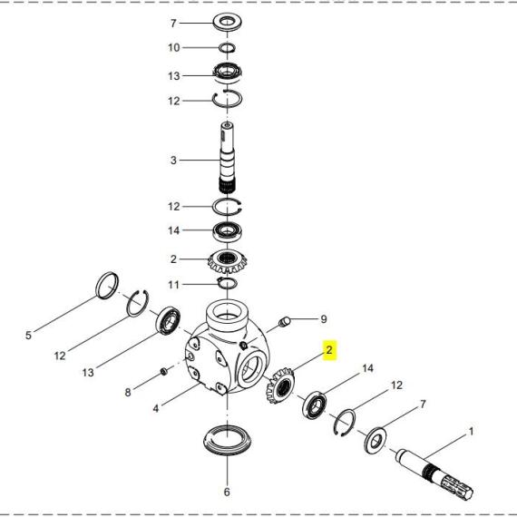 Foto do produto 1577 - ENGRENAGEM CAIXA DE TRANSMISSÃO BPN 20-30 - Ref.: 21211203 - LJ Peças