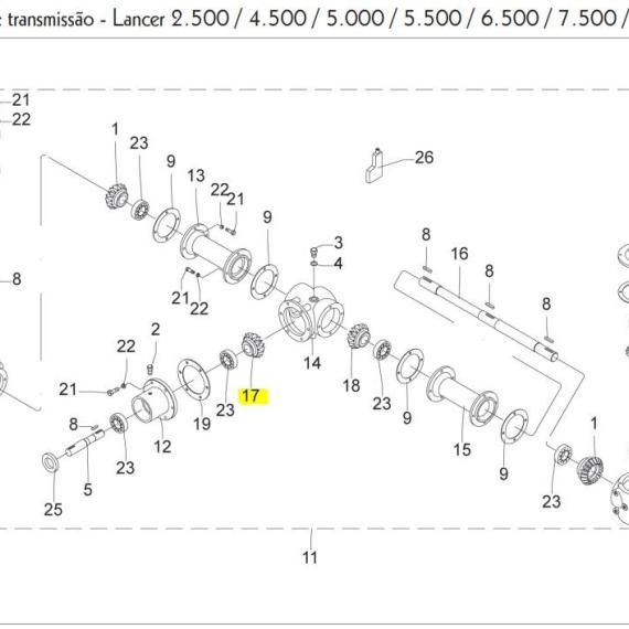 Foto do produto 1596 - COROA JAN LANCER - Ref.: 05119406 - LJ Peças
