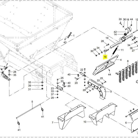 Foto do produto 1680 - PERFIL ESQUERDO - Ref.: 24500079 - LJ Peças