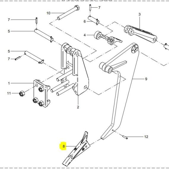Foto do produto 1710 - PONTEIRA JAN - Ref.: 11200601 - LJ Peças
