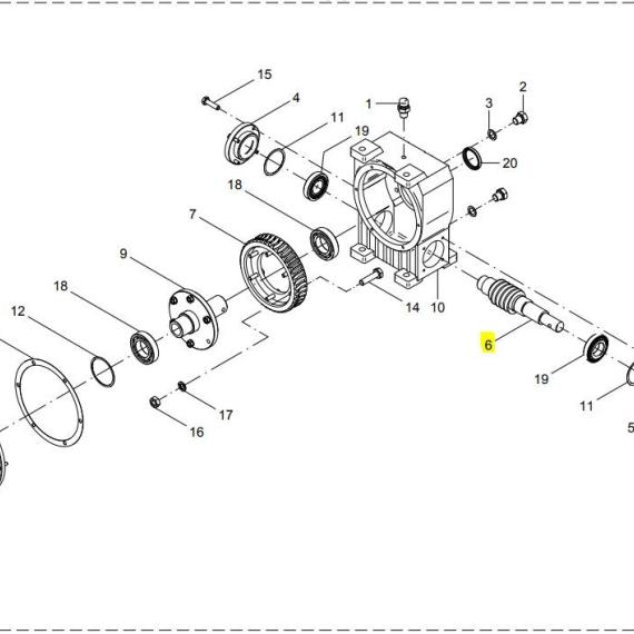 Foto do produto 1626 - PINHÃO DA REDUÇÃO RJ-5 - Ref.: 05105104 - LJ Peças