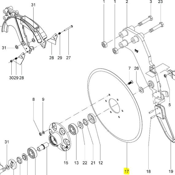 Foto do produto 1845 - DISCO LISO 15” - Ref.: 9901065 - LJ Peças