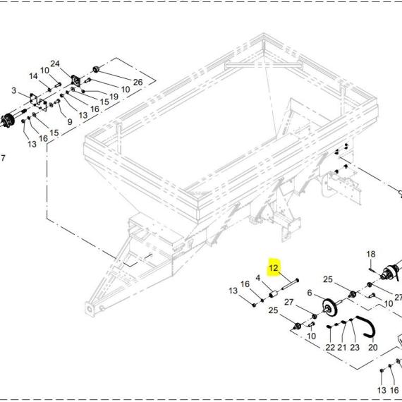 Foto do produto 1734 - PARAFUSO FRANCÊS - Ref.: 60417640 - LJ Peças
