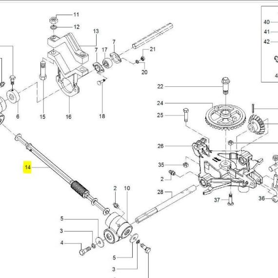 Foto do produto 1741 - CARDAN TELESCOPICO CURTO 737MM - Ref.: 2732817 - LJ Peças