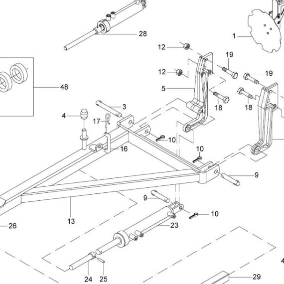 Foto do produto 1886 - GRAMPO DE FIXAÇÃO - Ref.: 1732048 - LJ Peças