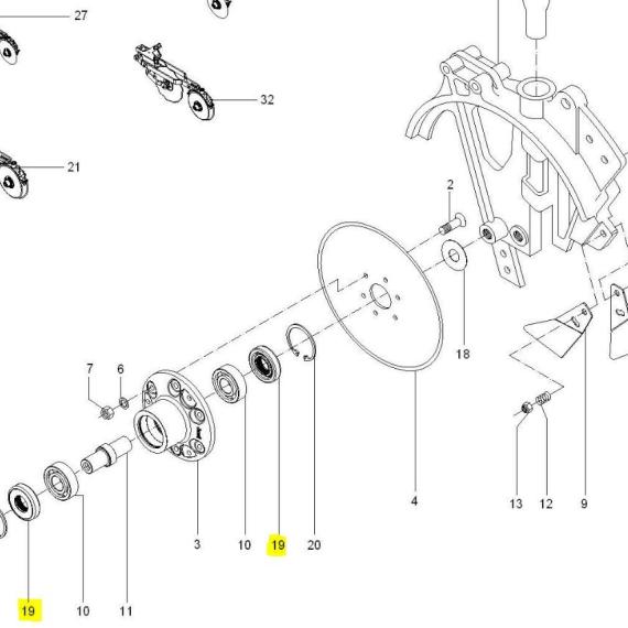 Foto do produto 2040 - RETENTOR DO CUBO - Ref.: 8101067 - LJ Peças