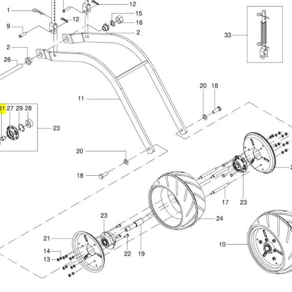 Foto do produto 1960 - BUCHA MANCAL DA RODA - Ref.: 2755525 - LJ Peças