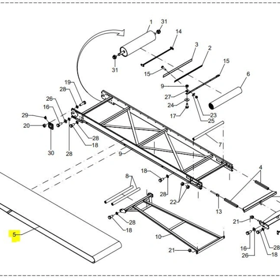 Foto do produto 2049 - ESTEIRA CALCÁRIO - Ref.: 24501002 - LJ Peças