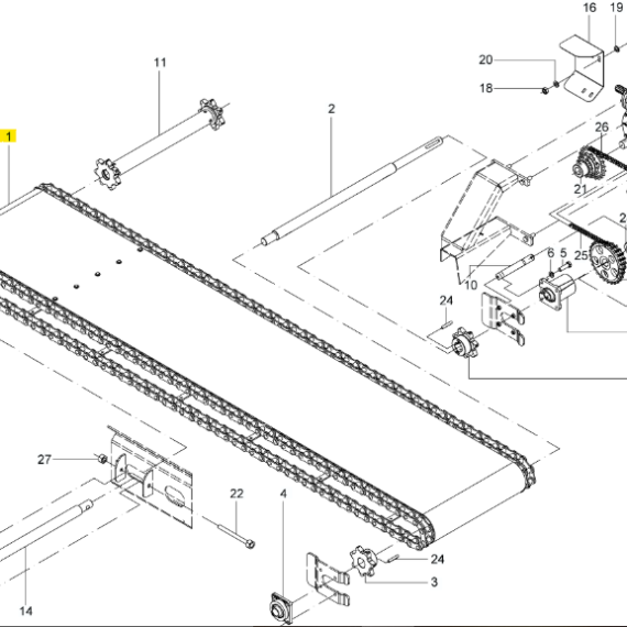 Foto do produto 2207 - ESTEIRA JUMIL - Ref.: 1307147 - LJ Peças