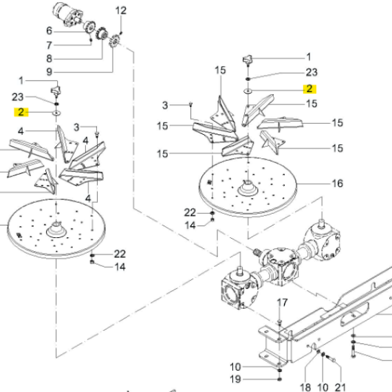 Foto do produto 2221 - ARRUELA DA PALHETA - Ref.: 1310576 - LJ Peças