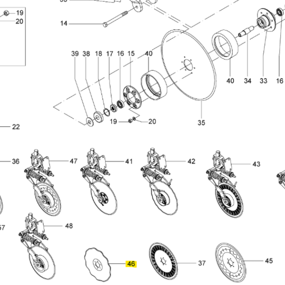 Foto do produto 2252 - DISCO TURBO 20″ 25 ONDAS - Ref.: 9901094 - LJ Peças