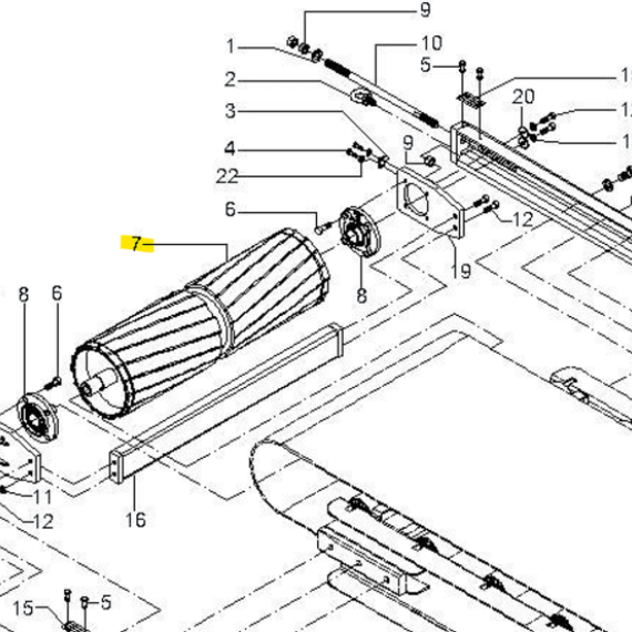 Foto do produto 2264 - ROLO ESTICADOR - Ref.: 1310053 | 1310559 - LJ Peças