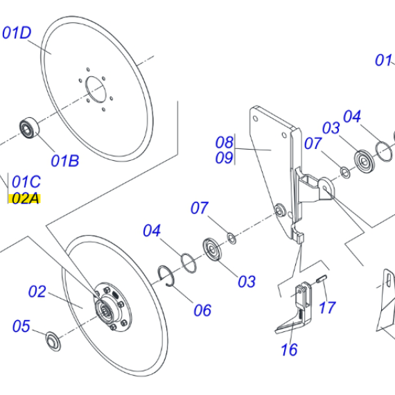 Foto do produto 2304 - EIXO DIREITO DO CUBO - Ref.: 0571011150 - LJ Peças