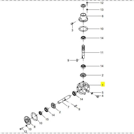 Foto do produto 2144 - CARCAÇA DA TRANSMISSÃO - Ref.: 04801501/05110112/05110106 - LJ Peças