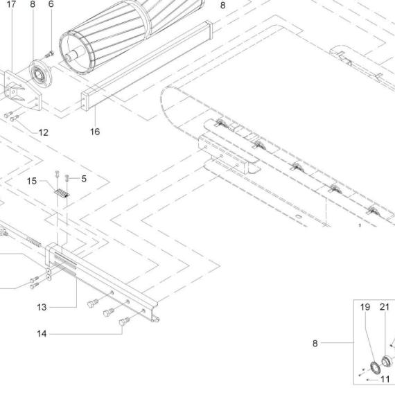 Foto do produto 2155 - MANCAL DO ROLO - Ref.: 1311732 - LJ Peças