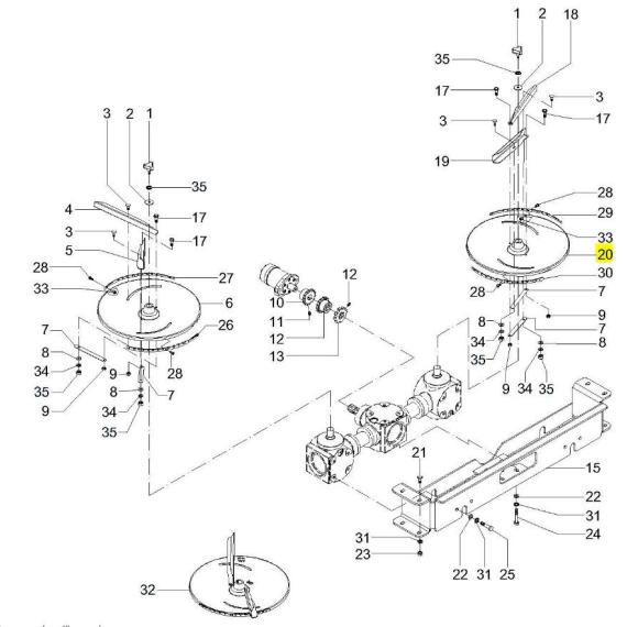 Foto do produto 2088 - DISCO GRANULADO DIREITO - Ref.: 1310500/1311756 - LJ Peças