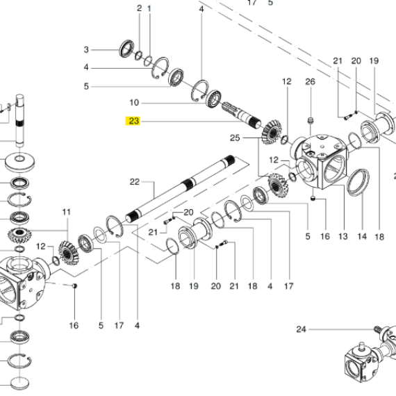 Foto do produto 2483 - EIXO DA ENTRADA - Ref.: 1311339 - LJ Peças