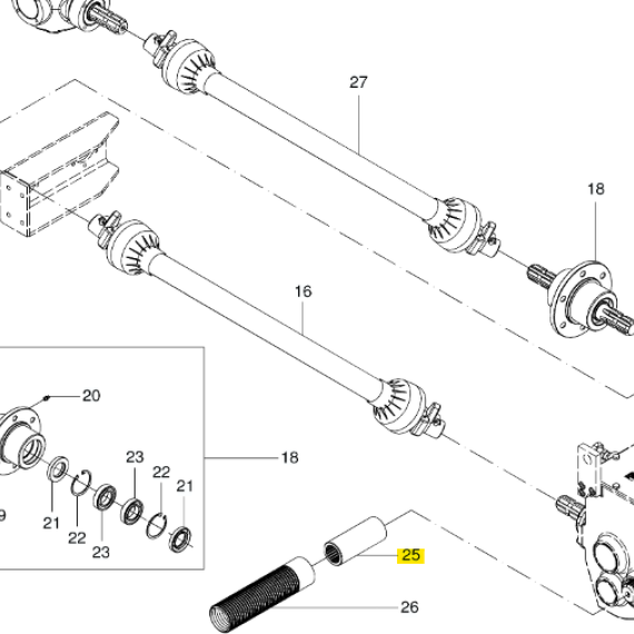 Foto do produto 2502 - BUCHA ROLO MOTRIZ - Ref.: 1310817 - LJ Peças