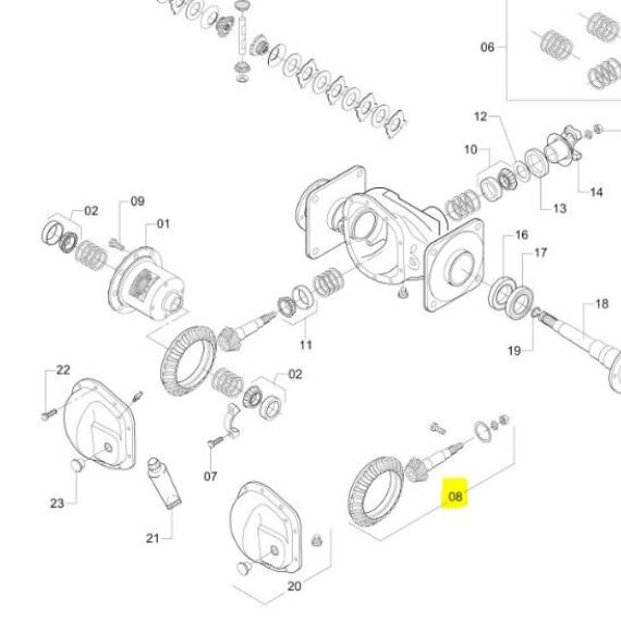 Foto do produto 2547 - COROA E PINHÃO - Ref.: 917252 - LJ Peças