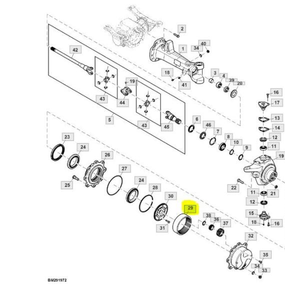 Foto do produto 2635 - COROA DO PLANETÁRIO - Ref.: SU45681 - LJ Peças
