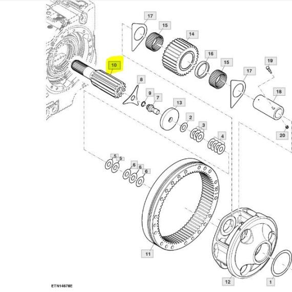 Foto do produto 2601 - EIXO TRASEIRO - Ref.: R314670 - LJ Peças