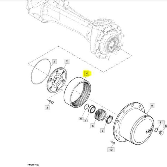 Foto do produto 2609 - COROA DO PLANETÁRIO - Ref.: L204844 - LJ Peças