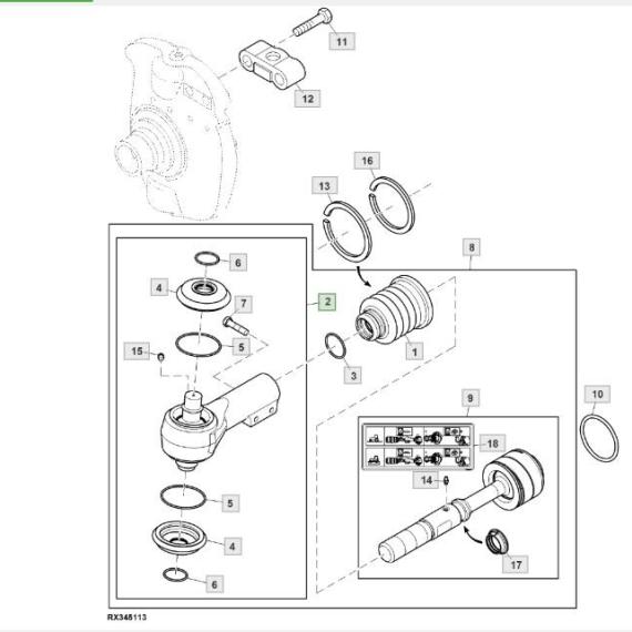 Foto do produto 2685 - TERMINAL DA DIREÇÃO - Ref.: RE583653 - LJ Peças