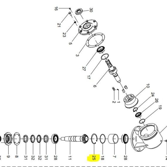 Foto do produto 2909 - ANEL ELASTICO I-90 - Ref.: 64020211 - LJ Peças