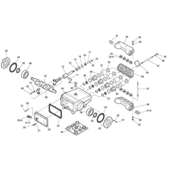 Foto do produto 2916 - BOMBA PULVERIZAÇÃO JP100 - Ref.: 631556 | 910398 - LJ Peças