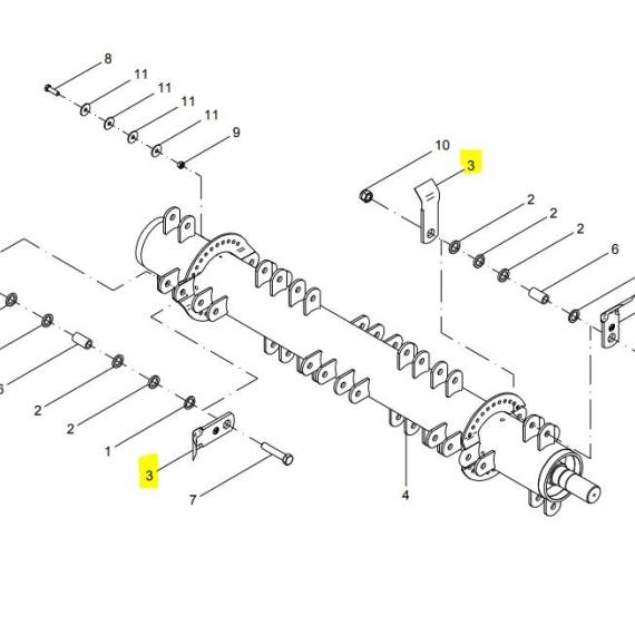 Foto do produto 2932 - FACA JAN - Ref.: 07000412 - LJ Peças